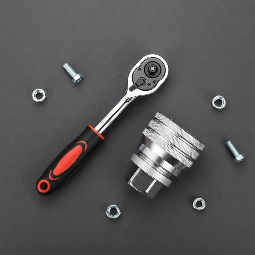 2 Pieces Universal Socket Wrench Portable Drill Socket Adapter Universal Maintenance Tool Labor-Saving High Rotational Force