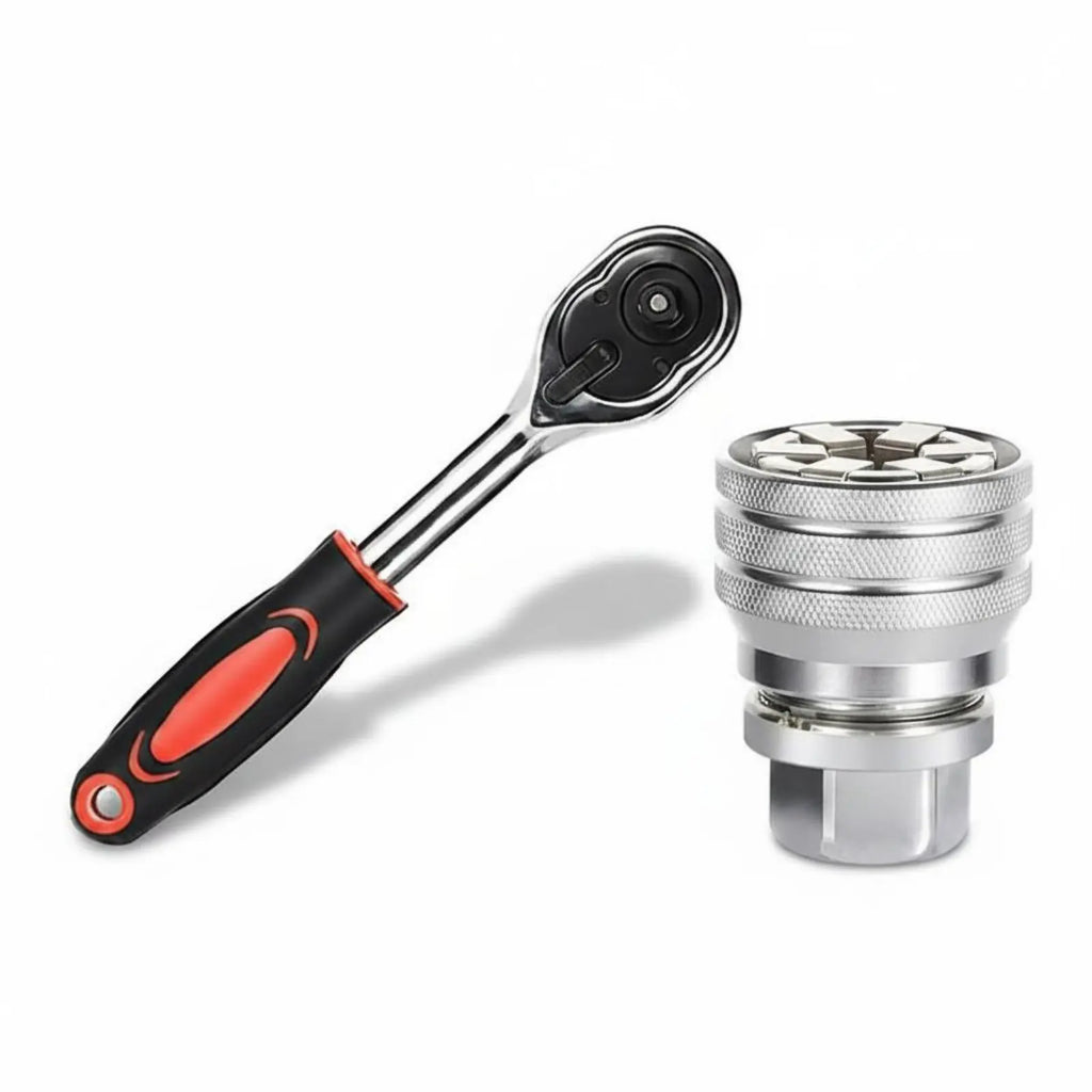 2 Pieces Universal Socket Wrench Portable Drill Socket Adapter Universal Maintenance Tool Labor-Saving High Rotational Force